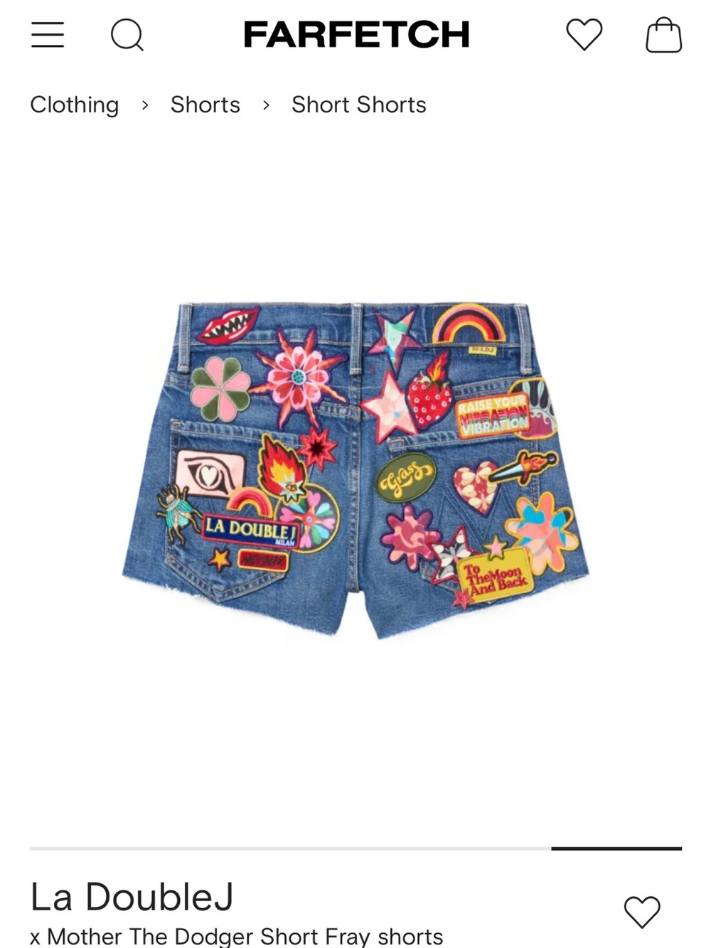 MOTHER the Dodger Short Fray Shorts